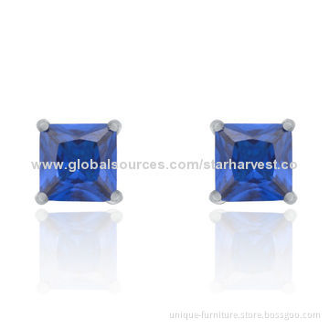 Wholesale Beauty 925 Sterling Silver Earrings with AAA Cubic Zirconia, Customized Designs WelcomedNew